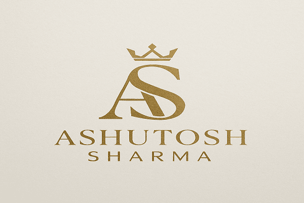 Royal Monogram Logo for Ashutosh Sharma